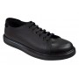 Pantofi barbati casual din piele naturala, negru, maro - 408SN